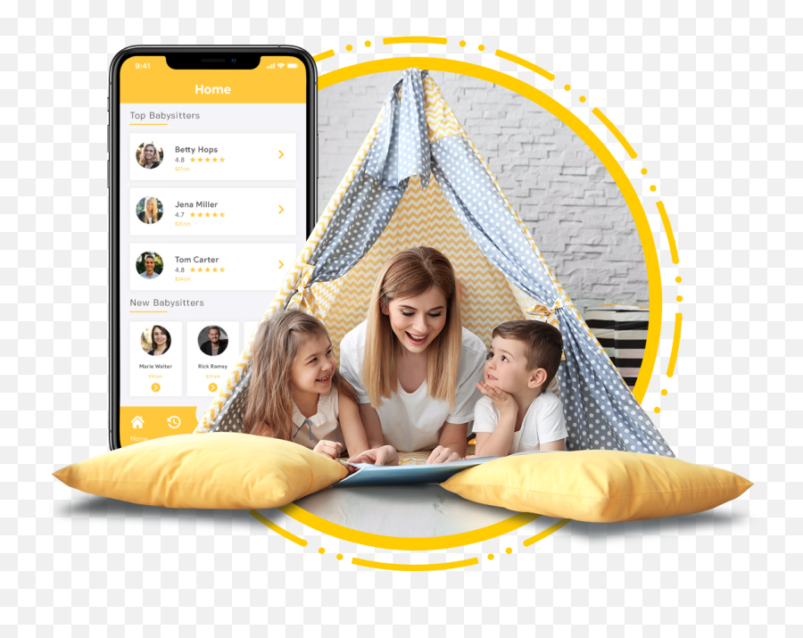 On - Free Hd Nanny Png,Babysitter Icon Free