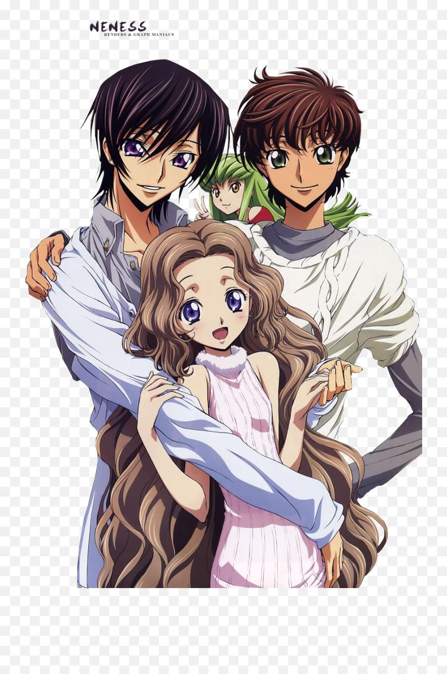 Png - 2 Brothers One Sister Anime,Code Geass Icon - free transparent png  images 