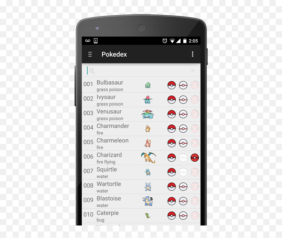 Dexterous - Mobile Date List Png,Pokedex Icon
