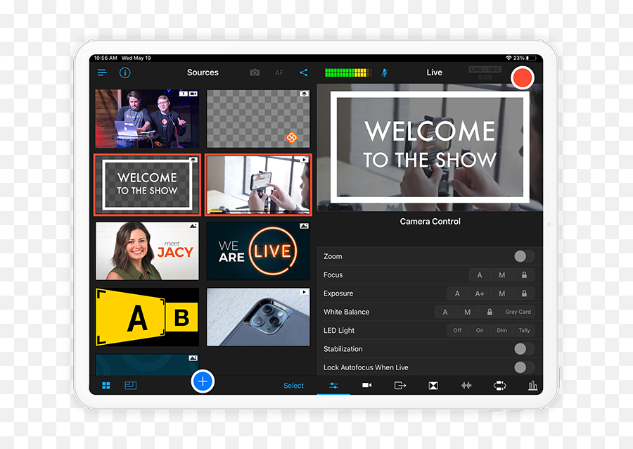 Features Switcher Studio Professional - Quality Livestreams Technology Applications Png,Dim Desktop Icon Manager