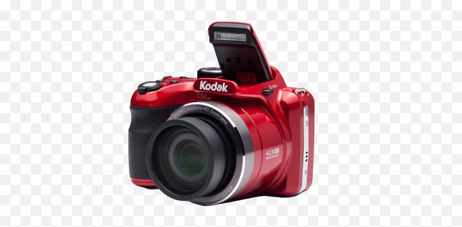 Az421 42x Mega Zoom Bridge Camera Kodak Pixpro Digital Cameras - Kodak Pixpro Az421 Red Png,What Does The Face Zoom Icon Look Like