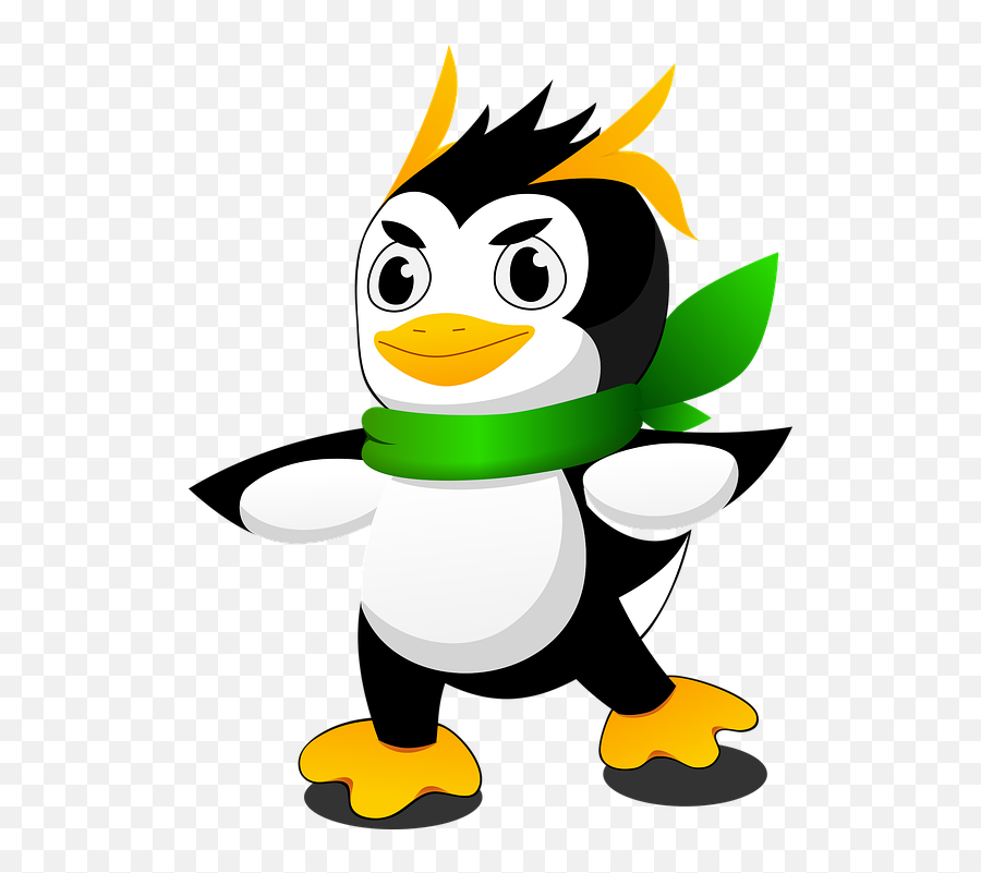 Free Photo Linux Mascot Bird Cute - Gambar Kartun Penguin Lucu Png,Cute Penguin Icon