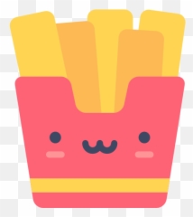 Fast Food Fries Junk French Potatoes - Cute Icon Png