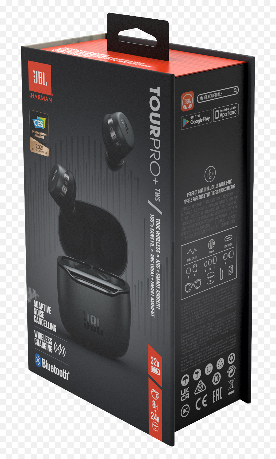 Jbl Tour Pro Tws True Wireless Noise - Cancelling Earbuds Jbl Tour Pro Box Png,Icon X Ambient Sound Not Working