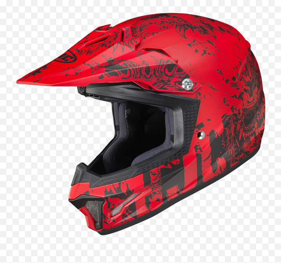 Hjc Helmet - Black And Red Dirt Bike Helmet Png,Icon Airform Helmet