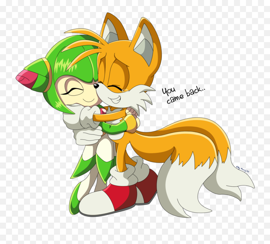 Transcendental Tails By Catbeecache Milesprower - Tails And Cosmo Reunited Png,Tails The Fox Icon