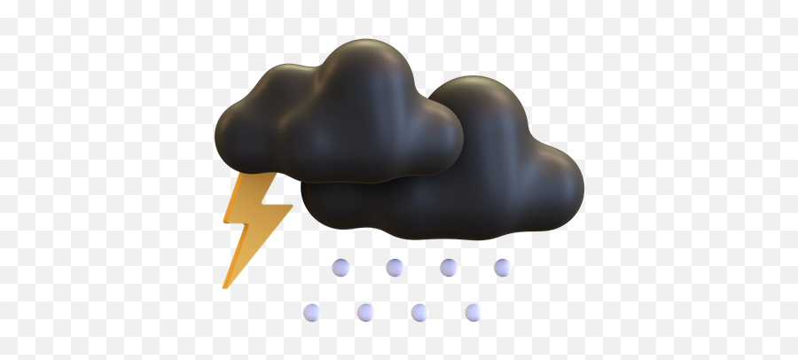 Storm Icon - Download In Colored Outline Style Dot Png,Storm Icon