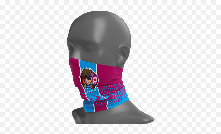 Gambit - Spotlight Series U2013 Meents Illustrated Neck Gaiter Png,Analog Icon Neck Gaiter