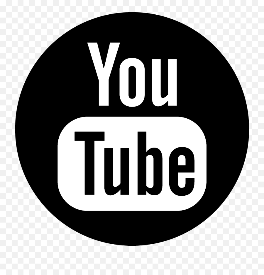 Logo Youtube Noir Png 4 Image - Youtube Icon Circle Black Png,Logo For Youtube