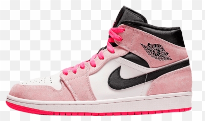 Jordan 1 Mid Hyper Pink - Air Jordan 1 Mid Crimson Tint Png,Jordans Png