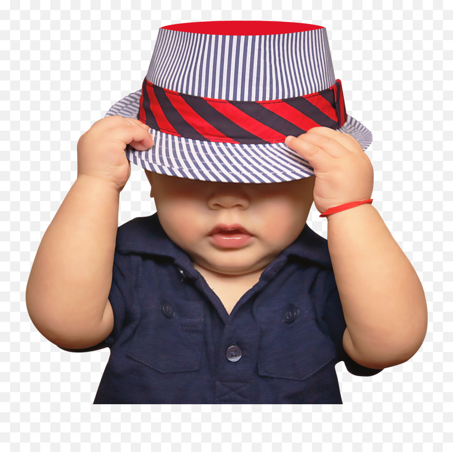Cute Baby With Hat Png Image - Pngpix Whatsapp Cute Baby Boy Dp,Hat Png