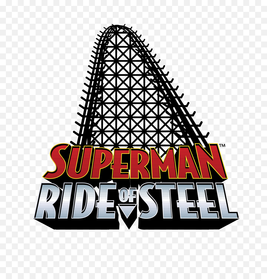 Superman Transparent Png - Superman Ride Of Steel Logo Png Superman Ride Png,Red Superman Logo