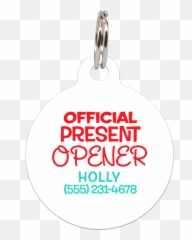 Open Christmas Present - Locket Transparent Png Original Gluten Free Logo