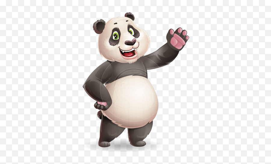 Vector Cartoon Characters Graphicmama - Cute Cartoon Character Png,Panda Cartoon Png