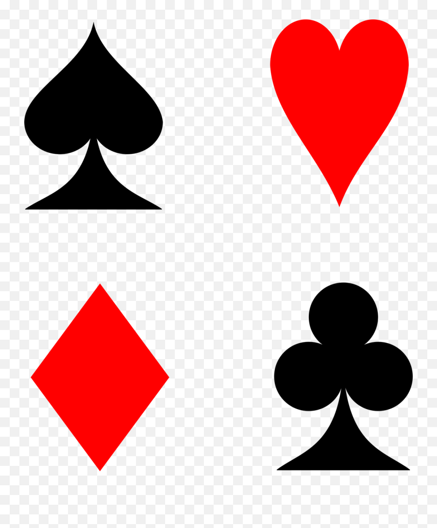 Cards Suit Spades Hearts Diamonds - Carte Pique Coeur Carreau Trefle Png,Deck Of Cards Png