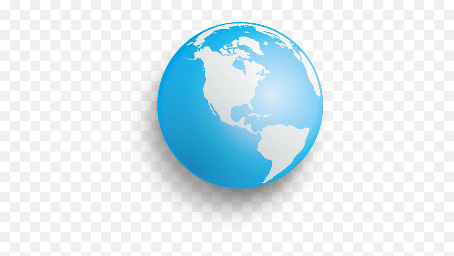 Blue Earth Sphere - Transparent Png U0026 Svg Vector File Earth Transparent Logo,Planet Earth Transparent Background