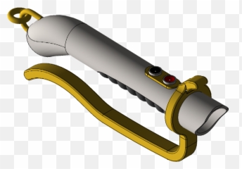 Custom Lightsaber Hilt - Wine Bottle png