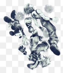 Dream Sora Kingdomhearts Riku Mickey Mickeymouse Ddd - Kingdom Hearts 3ds Cover Png,Riku Png