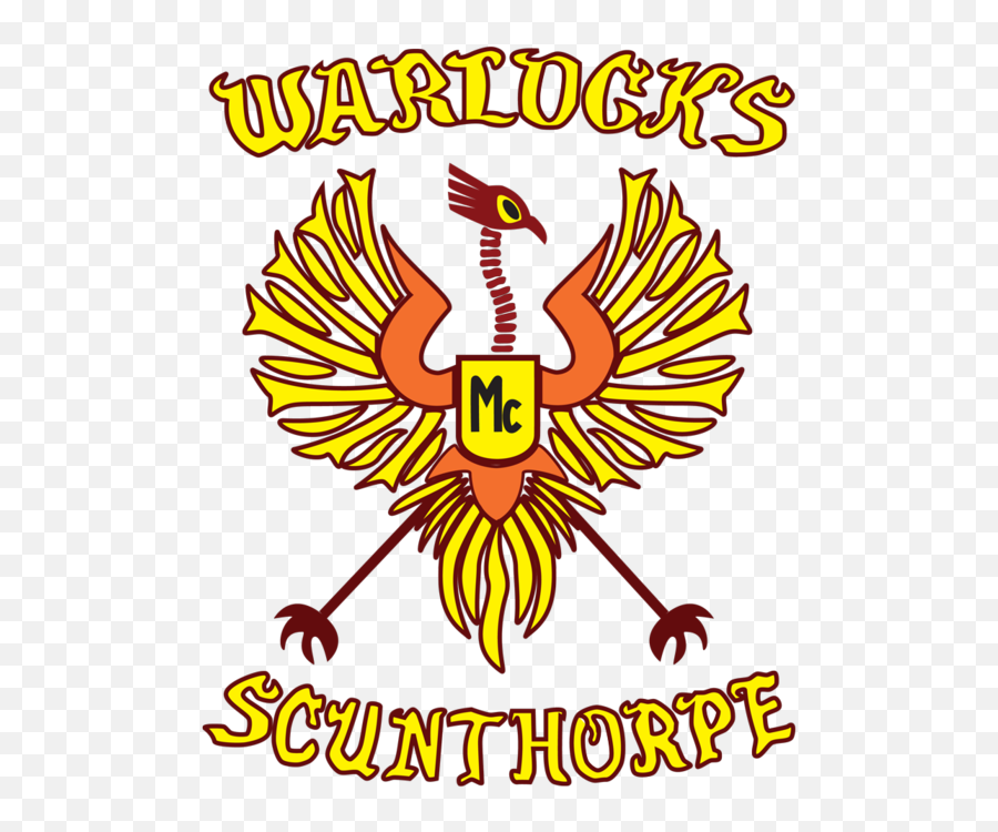 Warlocks Mc Scunthorpe - Vagos Logo Png,Mc Logo