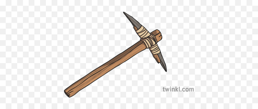 Pickaxe Illustration - Twinkl Sword Png,Pick Axe Png