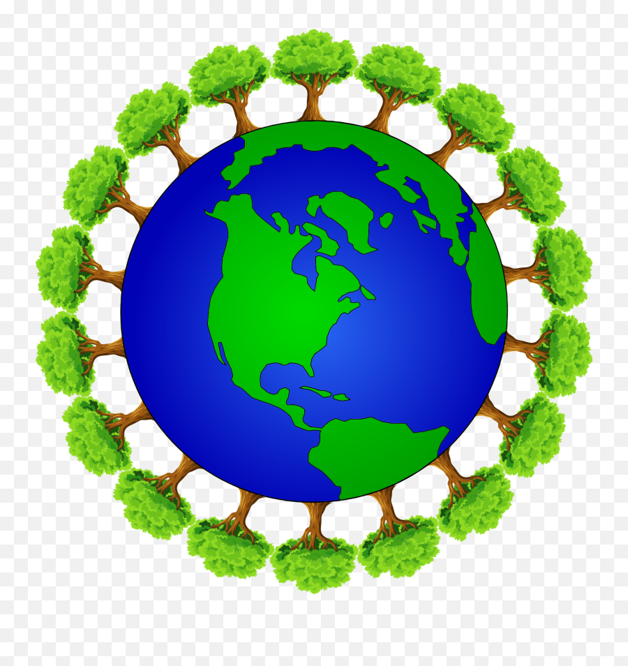 Earth Clipart Circle - Happy Tu B Shvat Png,World Clipart Png