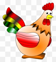 Cute Hen Clipart Free Image 2 - Tatiajes De Gallos De Pelea Png,Hen Png