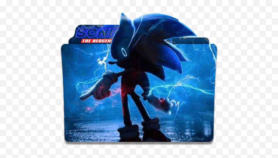 Sonic 2020 Folder Icon - Sonic The Hedgehog Cut Png,Sonic Transparent Background