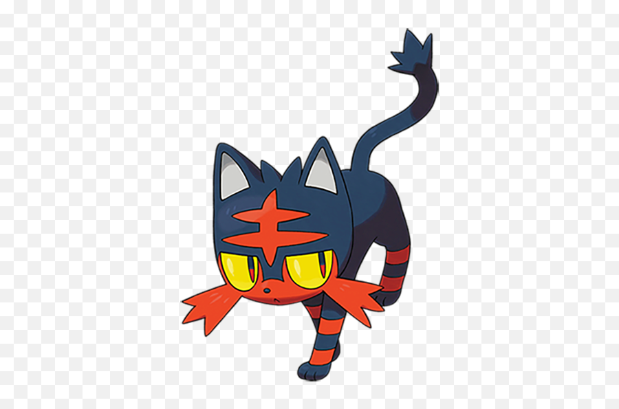 Pok Mon Sun And Moon Red Blue - Pokemon Sun And Moon Litten Png,Pokedex Png