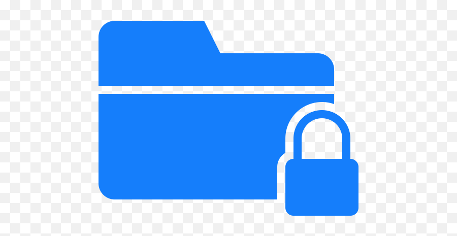 Folder Locked Icon - Folder With Lock Png,Lock Icon Png