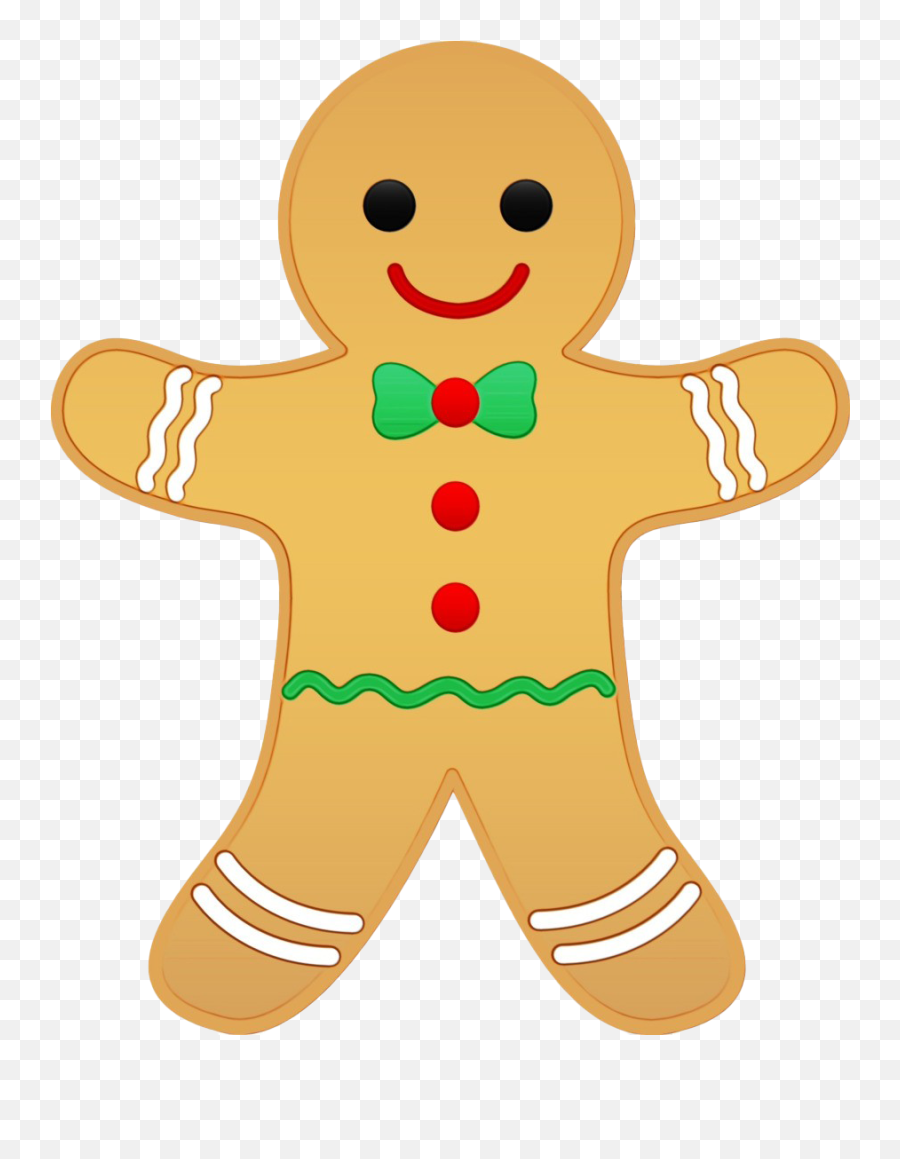 Christmas Gingerbread Man Png Hd - Transparent Background Gingerbread Man Clipart,Gingerbread Man Png