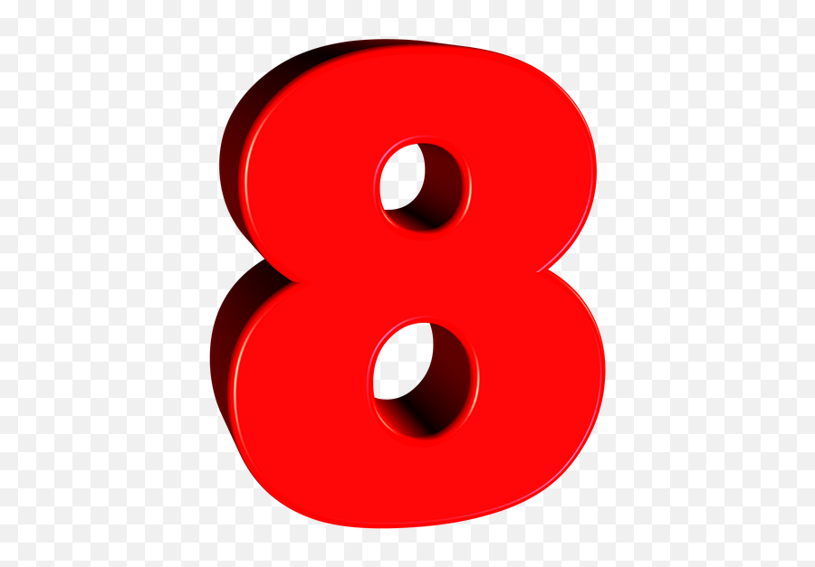 Number 8 Png - 8 Clipart Transparent Background,8 Png