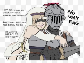 Nowaymaiden - Sword Maiden Goblin Slayer Meme Png,Goblin Slayer Png