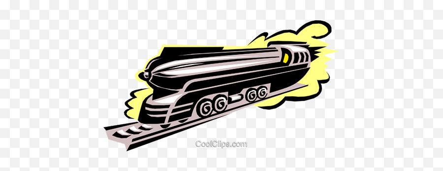 Train Illustration Png Transparent - Speeding Train Clipart,Train Clipart Png
