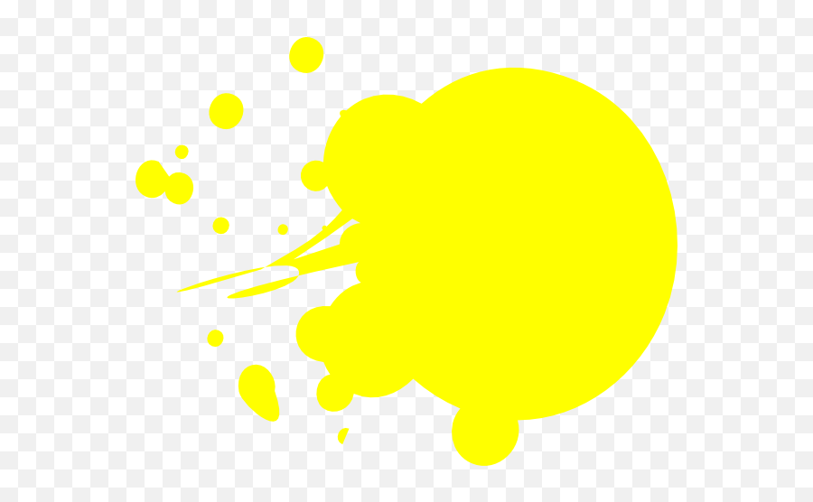 Download Yellow Dot Splat Clip Art - Dot Png,Yellow Dot Png