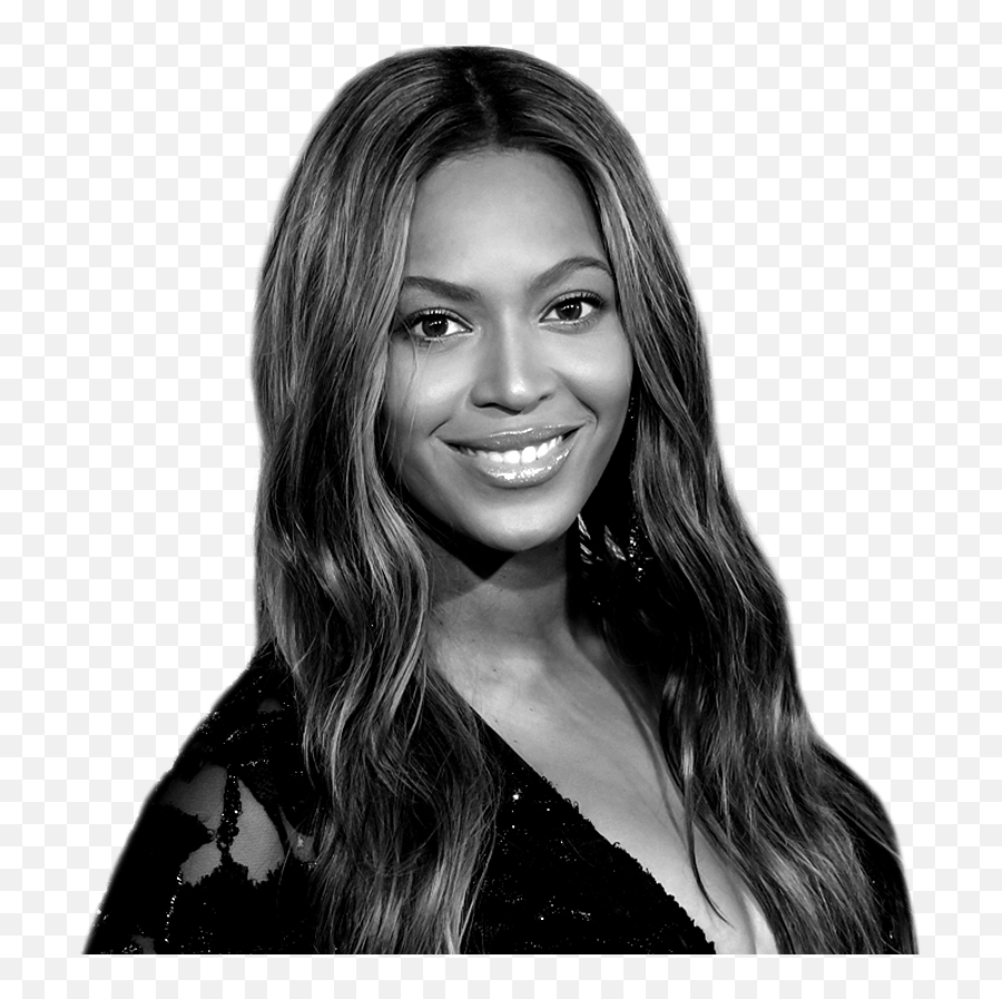 Download American Singer Beyonce - Beyonce Portrait Black And White Png,Beyonce Transparent Background