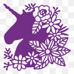 Gemini Elements Metal Die - Silhouette Unicorn Png