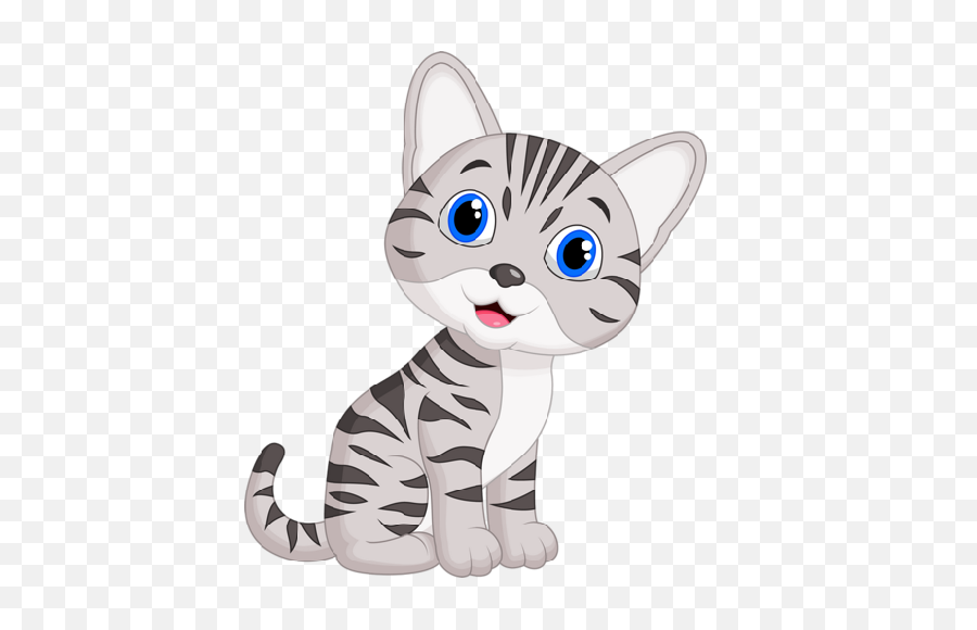 Download Hd Tabby Cat Clipart - Transparent Cat Cartoon Png,Cat Clipart Transparent