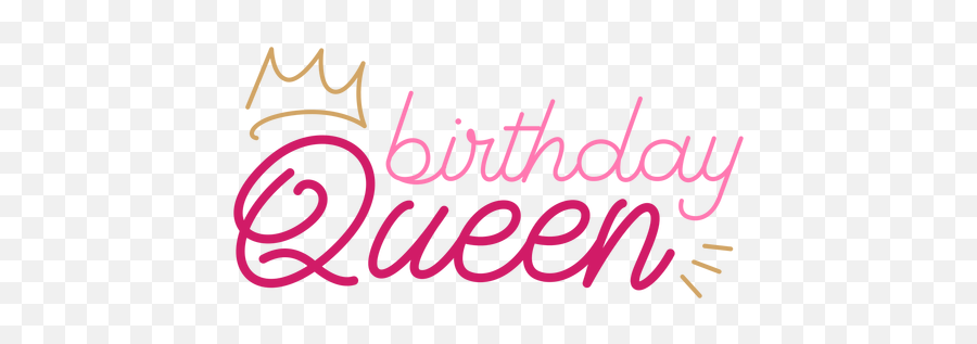 Birthday Queen Crown Quote - Transparent Png U0026 Svg Vector File Birthday Queen Png,Queen Transparent
