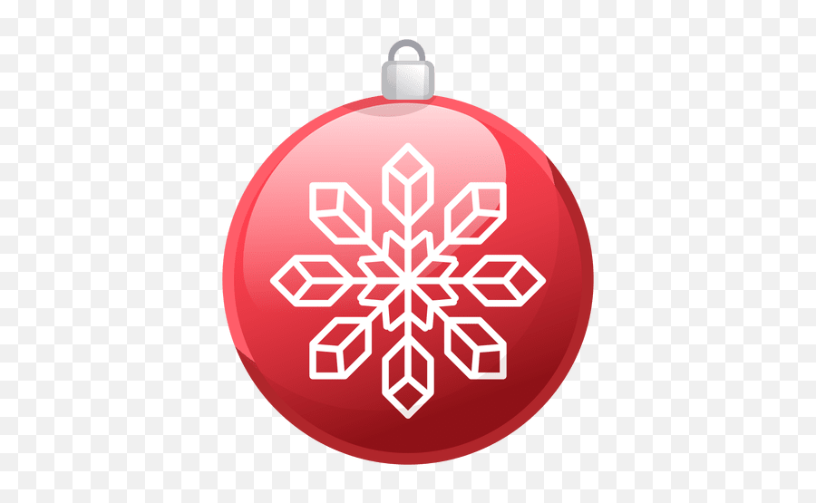 Shiny Red Christmas Ornament Icon - Transparent Christmas Ornament Icon Png,Red Christmas Ornament Png