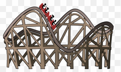 Roller Coaster Clipart - Cartoon png