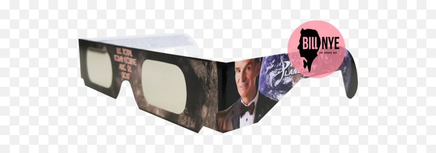 Bill Nye Plastic Eclipse Glasses - Bill Nye Png,Bill Nye Png