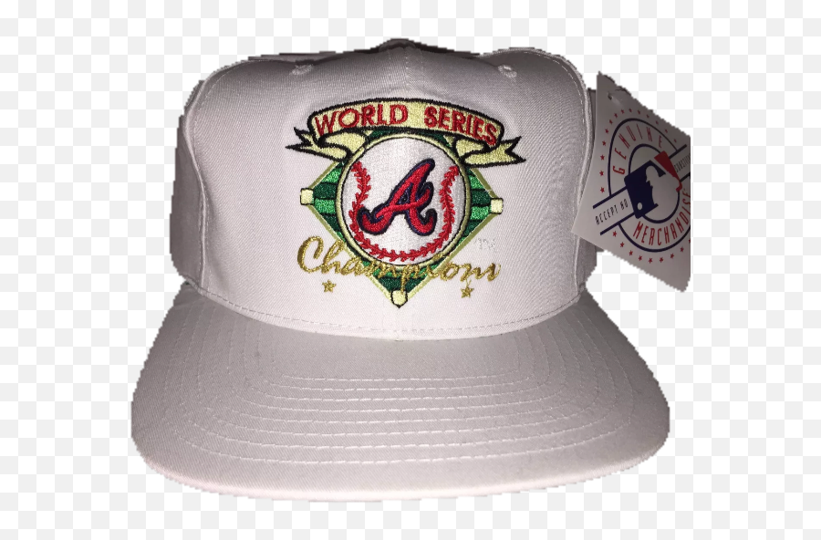 Download Atlanta Braves Vintage World Series Champions - Braves World Series Hat Png,Atlanta Braves Png