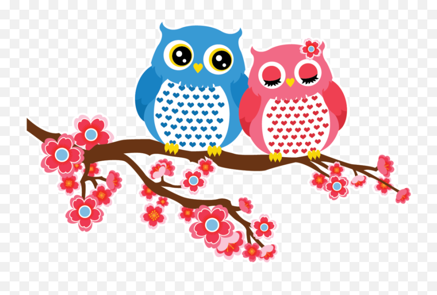 Download Hd Owls Clipart Couple - Calendar 2019 Cute Owl Clip Art Cute Owl Png,Cute Owl Png