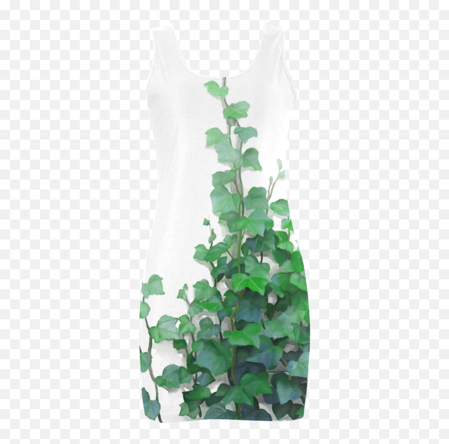 Hand Painted Original Watercolor Of Climbing Plant By The - Sleeveless Png,Wall Vines Png
