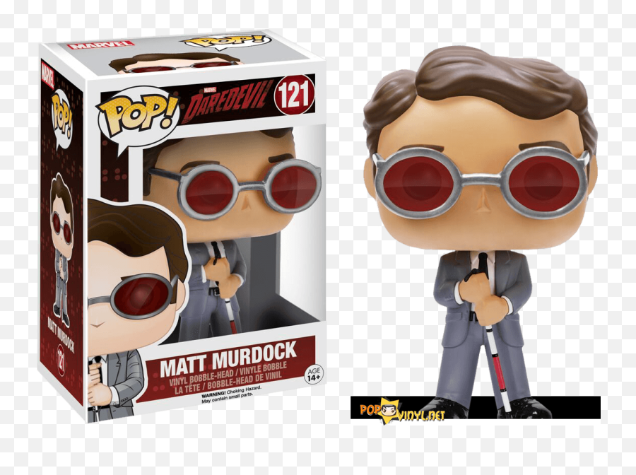 Matt Murdock Funko Pop Marvel Vinyl Figures Daredevil Tv - Funko Pop Matt Murdock Png,Daredevil Transparent