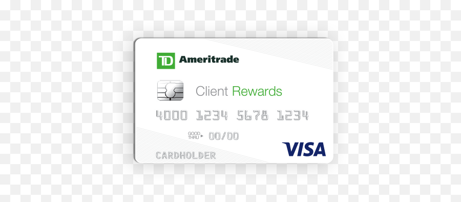 Td Ameritrade - Td Ameritrade Debit Card Png,Credit Card Png