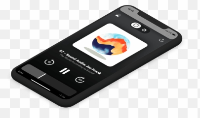 Castro Podcast App - Mockup Free png