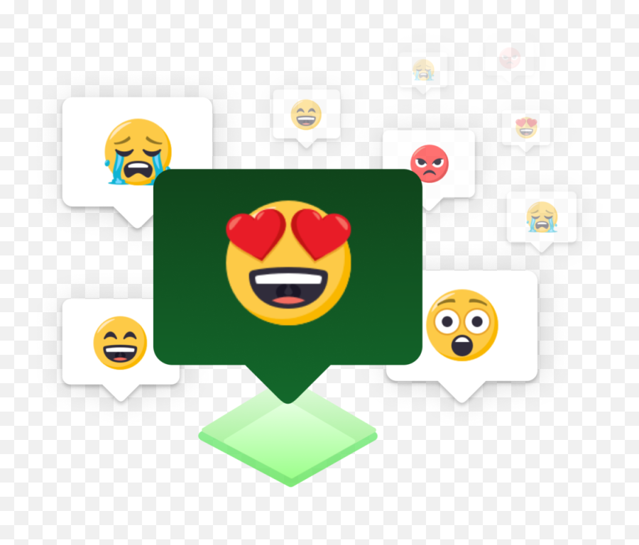 Reaction Buttons By Sharethis Mobile Fast Emoji - Happy Png,Love Icon For Facebook