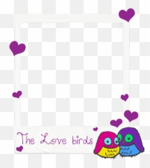 Cute Frame Png - Love Frames Full Size PNG Download Polaroid Picture Transparent