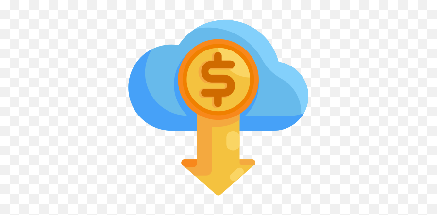 Cloud Business Download Money Currency Coin Dollar - Language Png,Dollar Icon Transparent Background